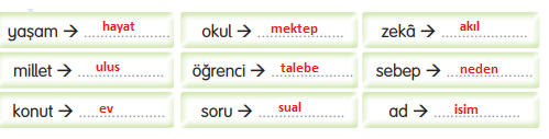 3. Sınıf Türkçe Ders Kitabı Sayfa 60 Cevapları Gizem Yayıncılık