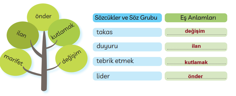 2. Sınıf Türkçe Ders Kitabı Sayfa 31 Cevapları MEB Yayınları