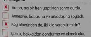 4. Sınıf Türkçe Ders Kitabı Sayfa 51 Cevapları TUNA Yayınları2