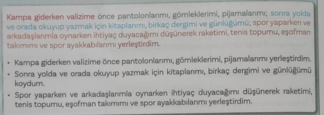 5. Sınıf Türkçe Ders Kitabı Sayfa 36 Cevapları MEB Yayınları