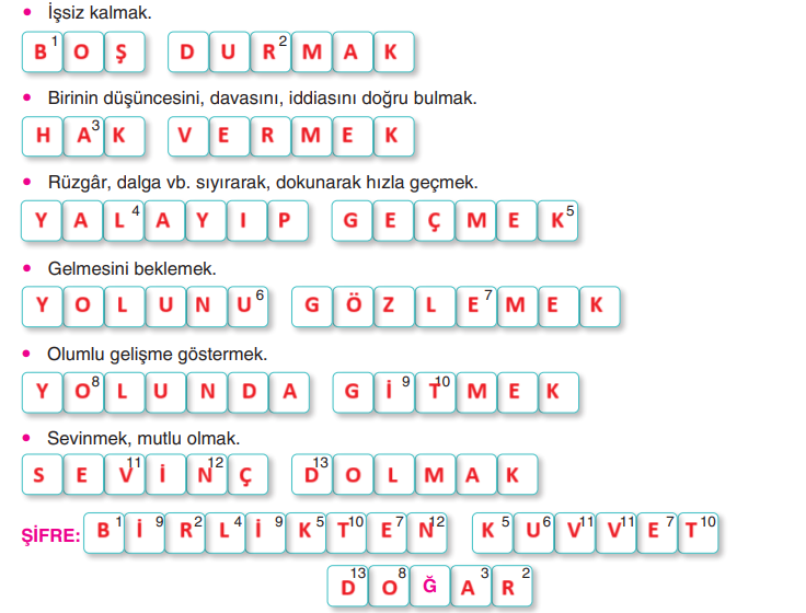 6. Sınıf Türkçe Ders Kitabı Sayfa 18 Cevapları Yıldırım Yayınları