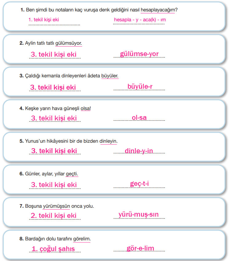 7. Sınıf Türkçe Ders Kitabı Sayfa 26 Cevapları Özgün Yayınları