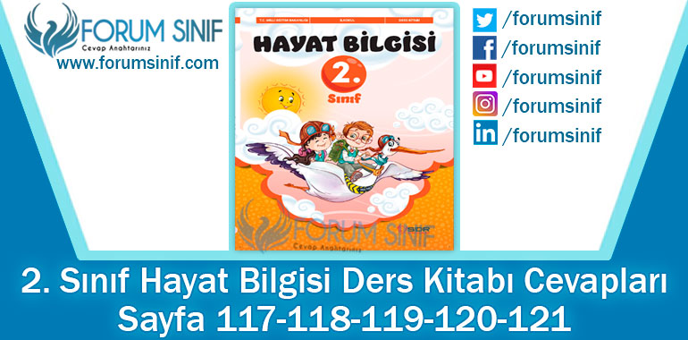 2. Sınıf Hayat Bilgisi Ders Kitabı 117-118-119-120-121. Sayfa Cevapları SDR Dikey Yayıncılık