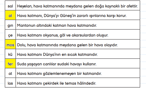 3. Sınıf Fen Bilimleri Ders Kitabı Sayfa 34 Cevapları MEB Yayınları