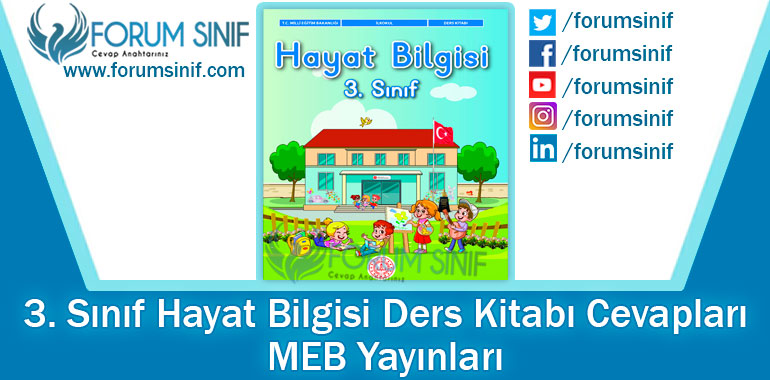 3. Sınıf Hayat Bilgisi Ders Kitabı Cevapları MEB Yayınları