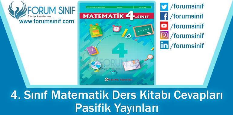 4. Sınıf Matematik Ders Kitabı Pasifik Yayınları