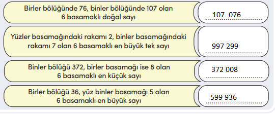 4. Sınıf Matematik Ders Kitabı Sayfa 28 Cevapları MEB Yayınları