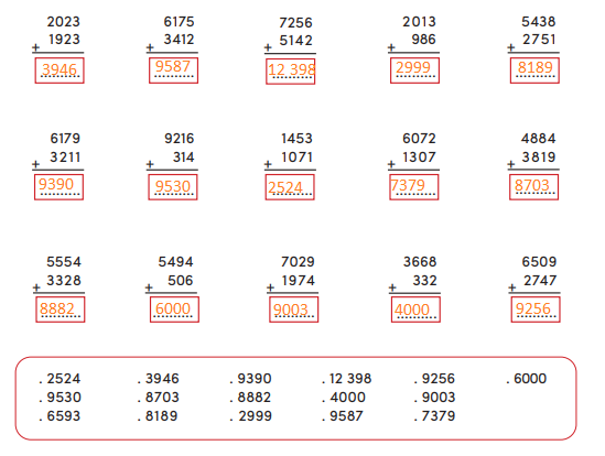 4. Sınıf Matematik Ders Kitabı Sayfa 40 Cevapları MEB Yayınları