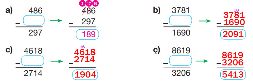 4. Sınıf Matematik Ders Kitabı Sayfa 53 Cevapları Pasifik Yayınları