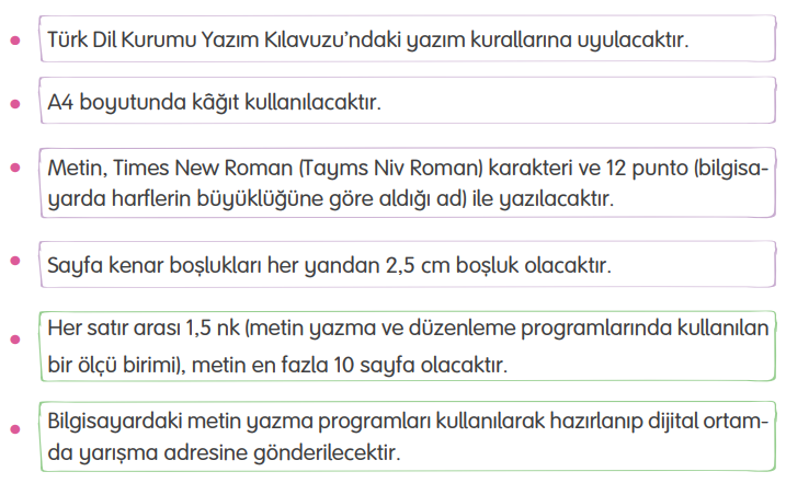 4. Sınıf Türkçe Ders Kitabı Sayfa 108 Cevapları TUNA Yayınları