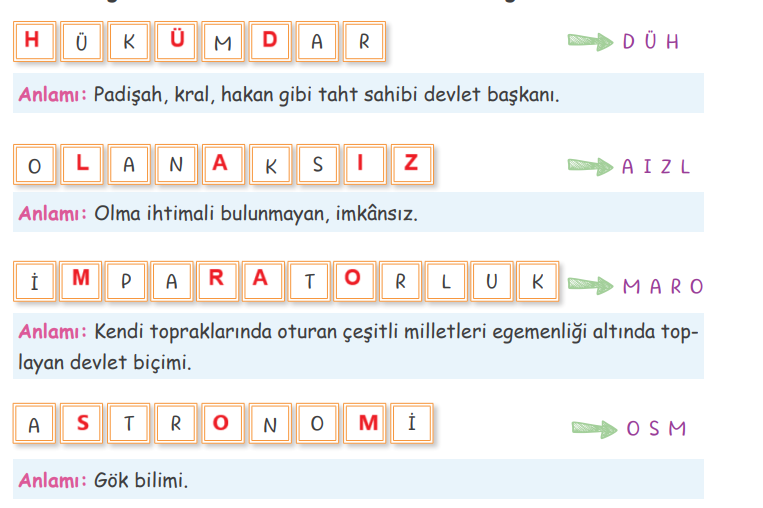 4. Sınıf Türkçe Ders Kitabı Sayfa 71 Cevapları TUNA Yayınları2