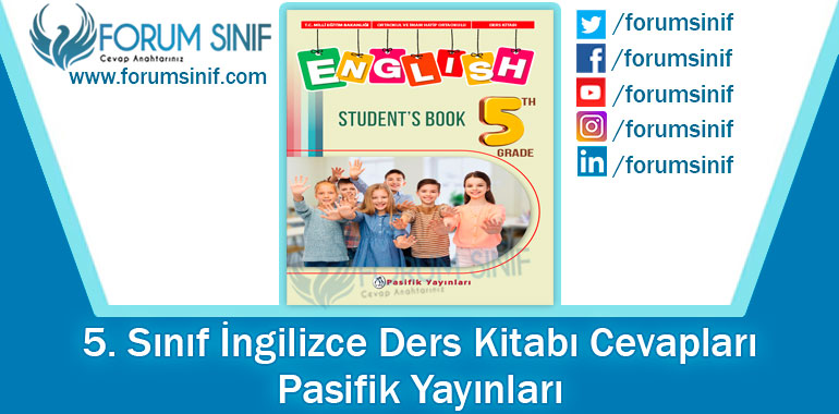 5. Sınıf İngilizce Ders Kitabı Cevapları Pasifik Yayınları