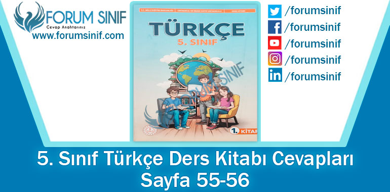 5. Sınıf Matematik Ders Kitabı 55-56. Sayfa Cevapları MEB Yayınları