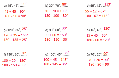 5. Sınıf Matematik Ders Kitabı Sayfa 73 Cevapları MEB Yayınları