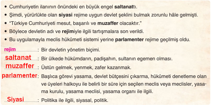 6. Sınıf Türkçe Ders Kitabı Sayfa 67 Cevapları Yıldırım Yayınları