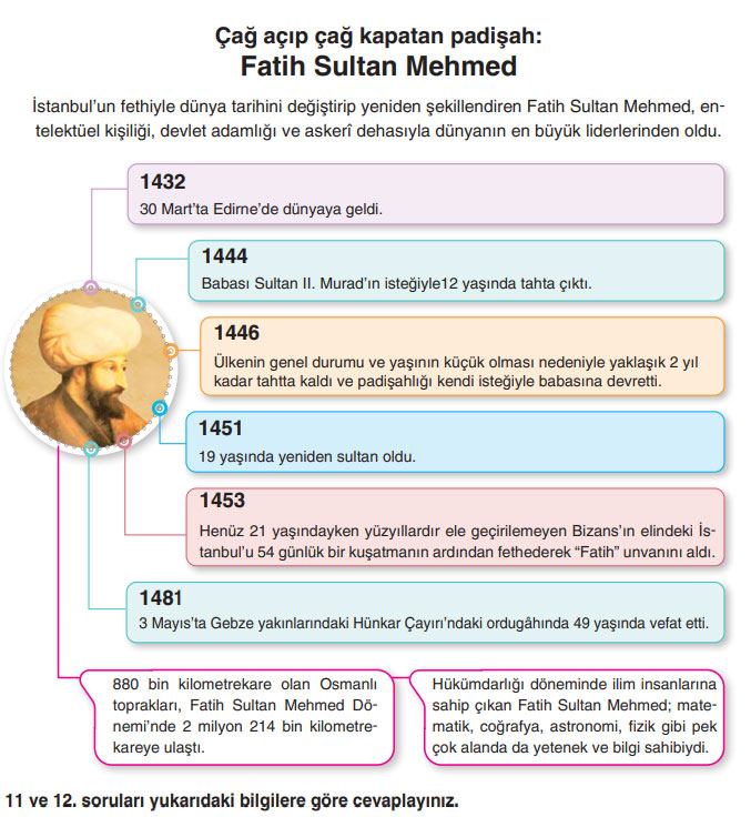 7. Sınıf Sosyal Bilgiler Ders Kitabı Sayfa 109 Cevapları Yıldırım Yayınları