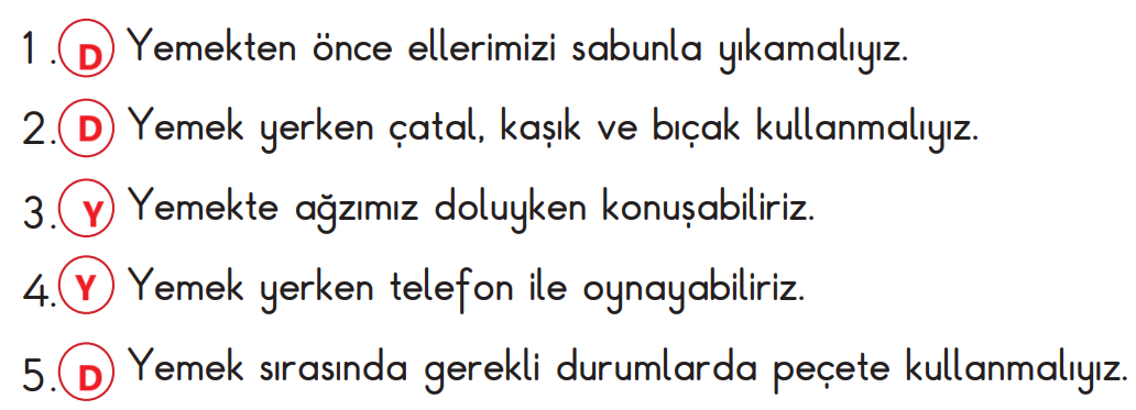 2. Sınıf Hayat Bilgisi Ders Kitabı Sayfa 118 Cevapları MEB Yayınları