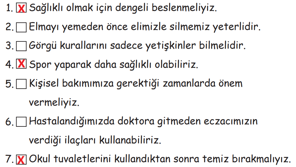 2. Sınıf Hayat Bilgisi Ders Kitabı Sayfa 136 Cevapları MEB Yayınları