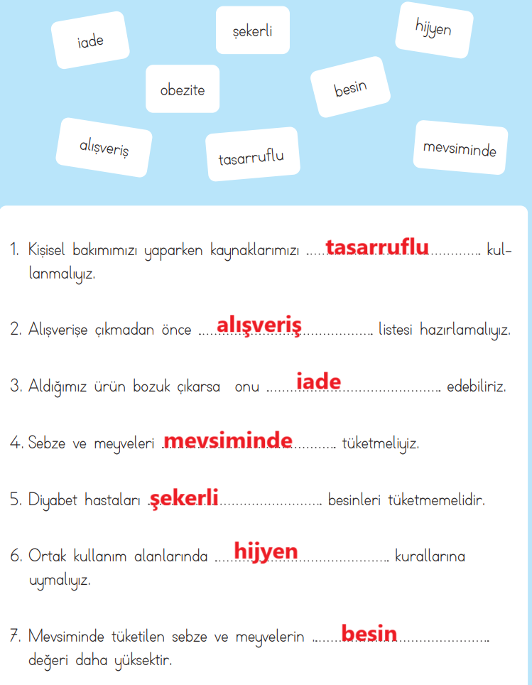 3. Sınıf Hayat Bilgisi Ders Kitabı Sayfa 108 Cevapları SDR İpekyolu Yayıncılık