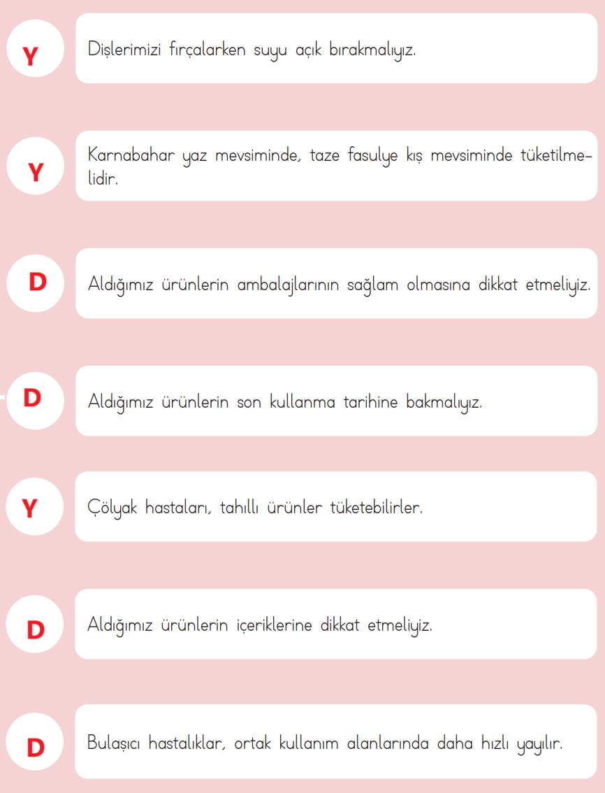 3. Sınıf Hayat Bilgisi Ders Kitabı Sayfa 109 Cevapları SDR İpekyolu Yayıncılık