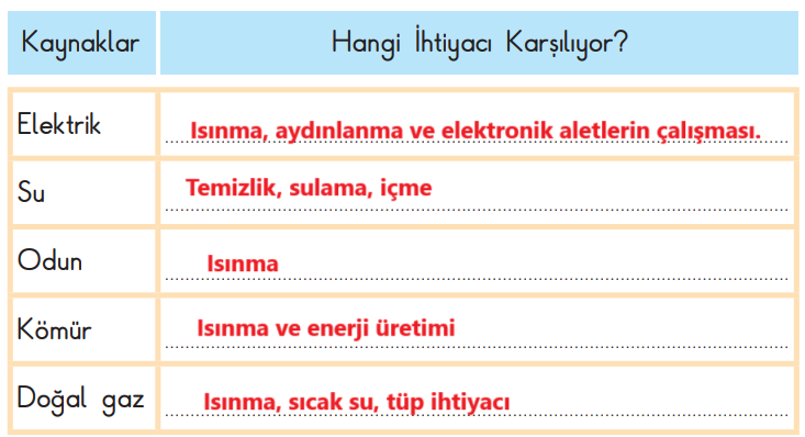 3. Sınıf Hayat Bilgisi Ders Kitabı Sayfa 96 Cevapları SDR İpekyolu Yayıncılık