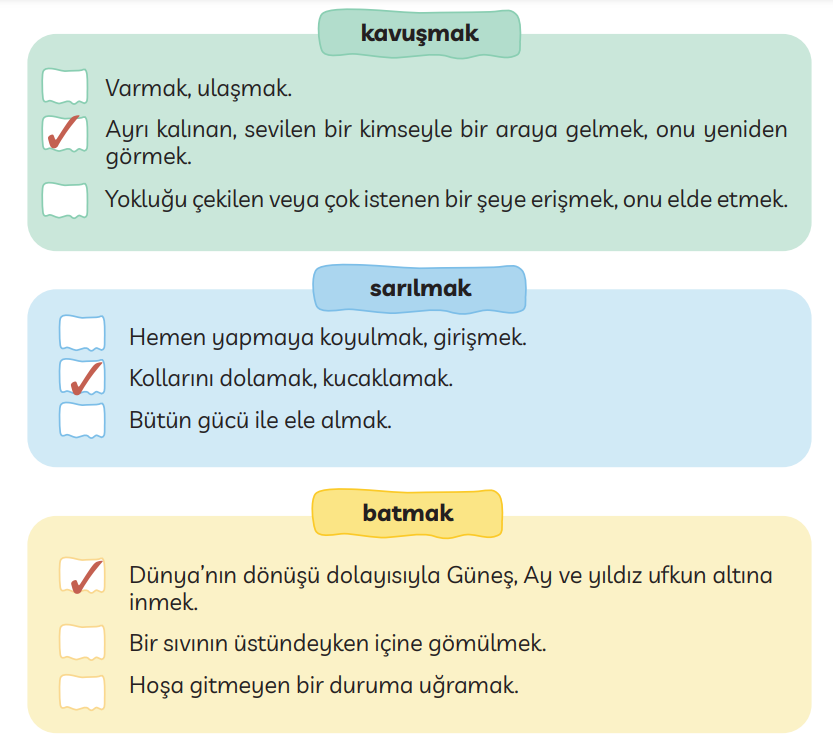 3. Sınıf Türkçe Ders Kitabı Sayfa 129 Cevapları MEB Yayınları