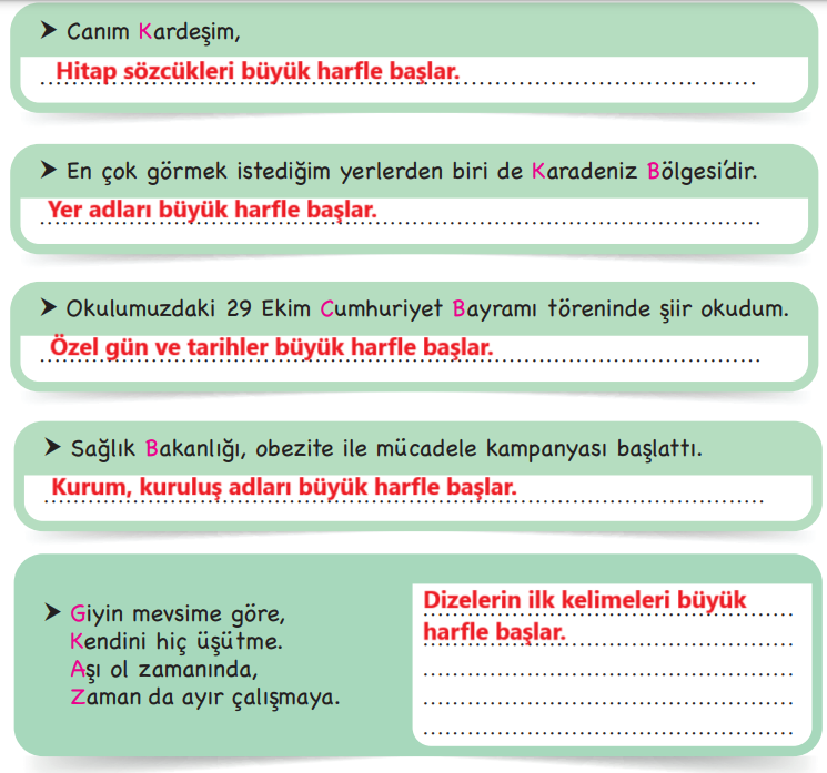 3. Sınıf Türkçe Ders Kitabı Sayfa 132 Cevapları İlke Yayıncılık