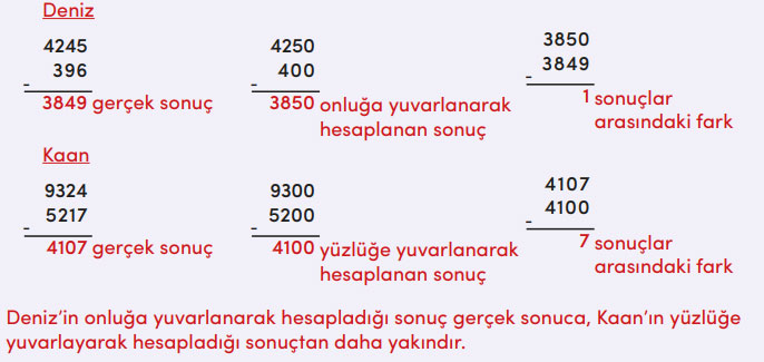 4. Sınıf Matematik Ders Kitabı Sayfa 67 Cevapları MEB Yayınları