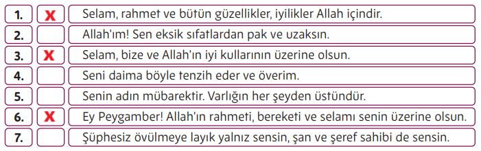 5. Sınıf Din Kültürü Ders Kitabı Sayfa 86 Cevapları MEB Yayınları