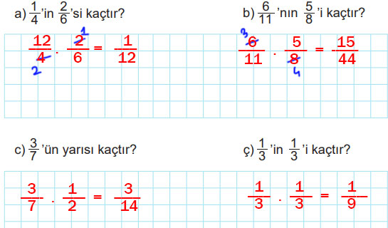 6. Sınıf Matematik Ders Kitabı Sayfa 103 Cevapları MEB Yayınları