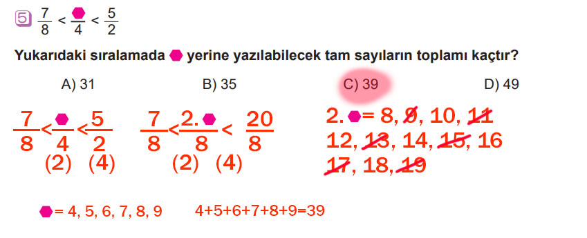 6. Sınıf Matematik Ders Kitabı Sayfa 91 Cevapları MEB Yayınları