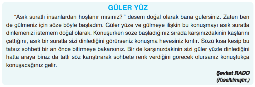 6. Sınıf Türkçe Ders Kitabı Sayfa 105 Cevapları Yıldırım Yayınları