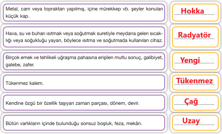 7.  Sınıf Türkçe Ders Kitabı Sayfa 102 Cevapları Özgün Yayınları