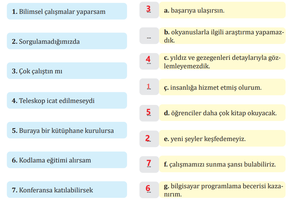 7. Sınıf Türkçe Ders Kitabı Sayfa 82 Cevapları MEB Yayınları