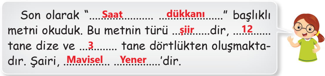 2. Sınıf Türkçe Ders Kitabı Sayfa 175 Cevapları İlke Yayıncılık