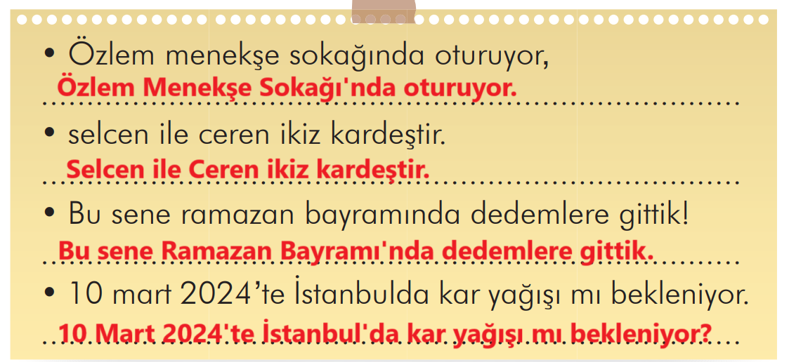 2. Sınıf Türkçe Ders Kitabı Sayfa 185 Cevapları İlke Yayıncılık