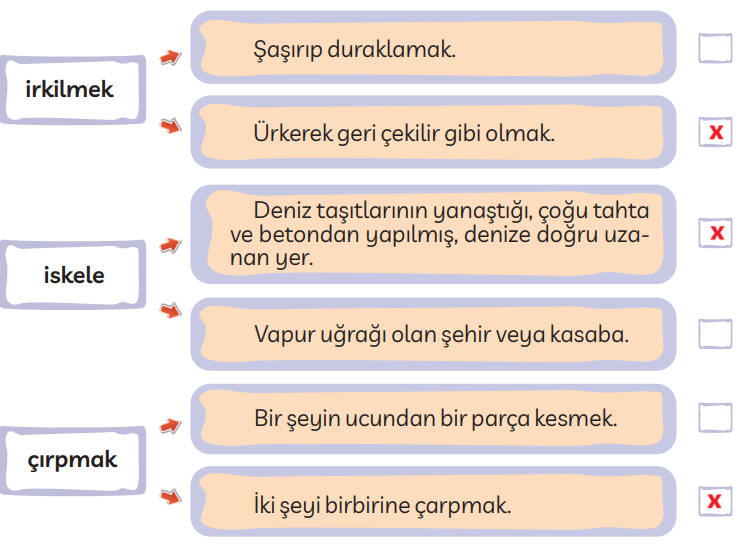 3. Sınıf Türkçe Ders Kitabı Sayfa 182 Cevapları MEB Yayınları