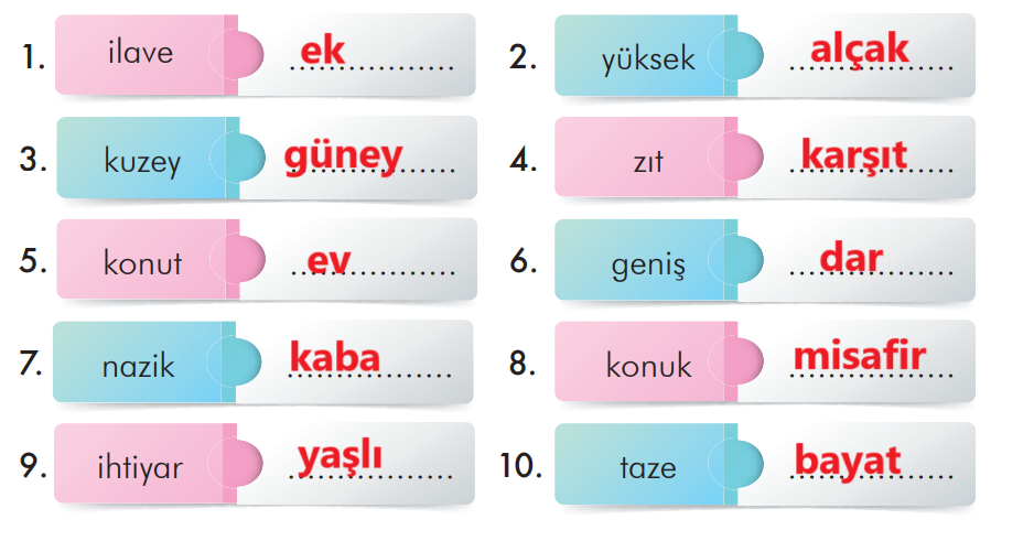 3. Sınıf Türkçe Ders Kitabı Sayfa 200 Cevapları İlke Yayıncılık