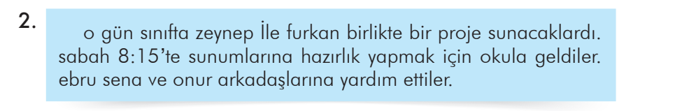 3. Sınıf Türkçe Ders Kitabı Sayfa 202 Cevapları İlke Yayıncılık