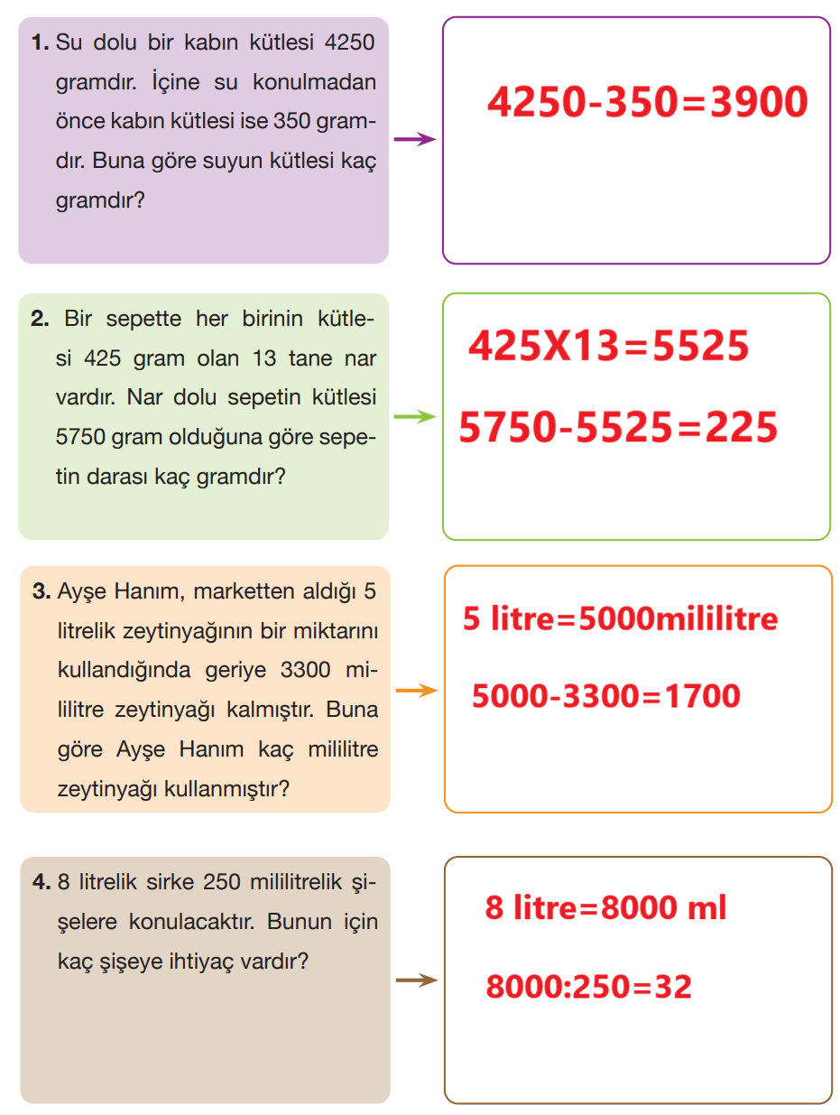 4. Sınıf Fen Bilimleri Ders Kitabı Sayfa 162 Cevapları Pasifik Yayıncılık