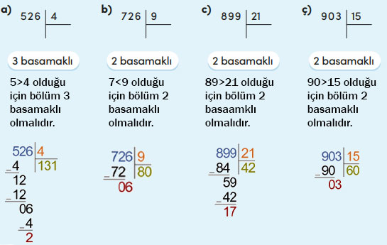 4. Sınıf Matematik Ders Kitabı Sayfa 116 Cevapları MEB Yayınları