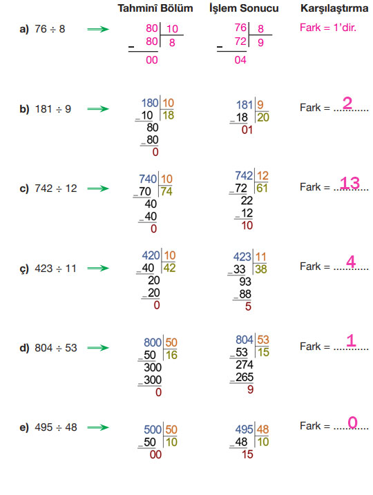 4. Sınıf Matematik Ders Kitabı Sayfa 118 Cevapları Pasifik Yayınları