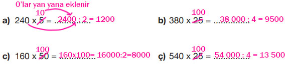 4. Sınıf Matematik Ders Kitabı Sayfa 134 Cevapları Pasifik Yayınları