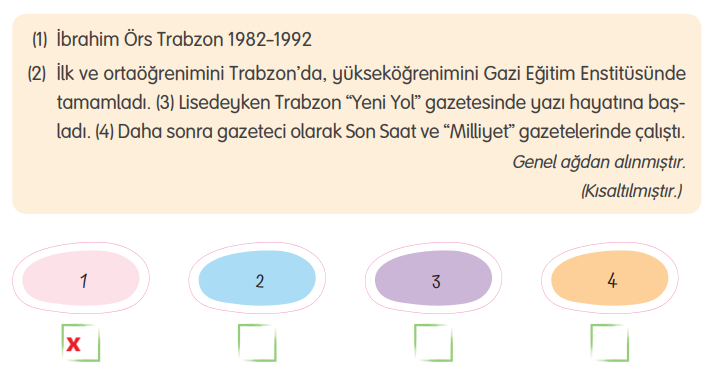 4. Sınıf Türkçe Ders Kitabı Sayfa 164 Cevapları TUNA Yayınları1