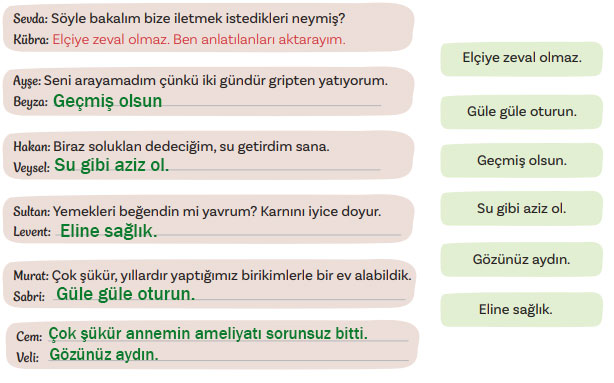 5. Sınıf Türkçe Ders Kitabı Sayfa 24 Cevapları MEB Yayınları