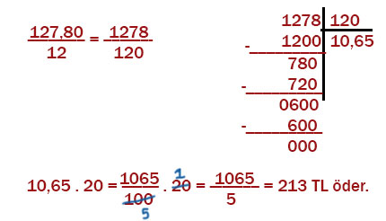 6. Sınıf Matematik Ders Kitabı Sayfa 167 Cevapları MEB Yayınları