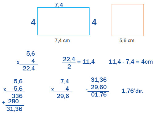 6. Sınıf Matematik Ders Kitabı Sayfa 168 Cevapları MEB Yayınları