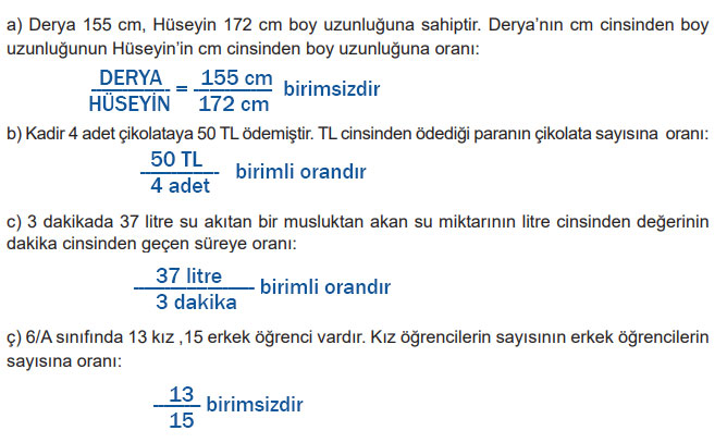 6. Sınıf Matematik Ders Kitabı Sayfa 174 Cevapları MEB Yayınları