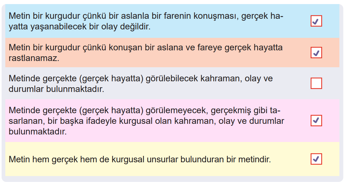 6. Sınıf Türkçe Ders Kitabı Sayfa 123 Cevapları MEB Yayınları