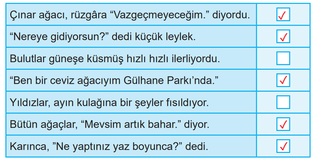 6. Sınıf Türkçe Ders Kitabı Sayfa 133 Cevapları MEB Yayınları